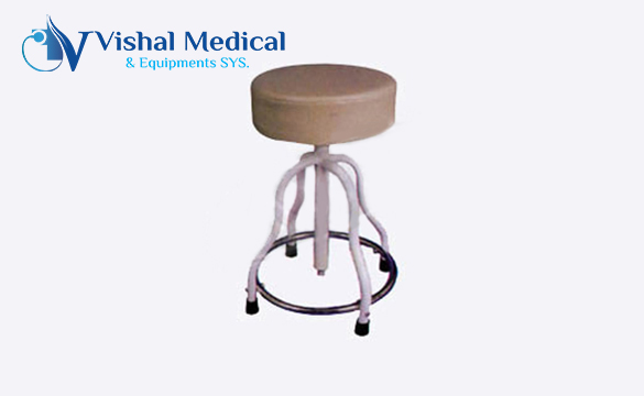 Patient Stool Revolving Cushioned Top
